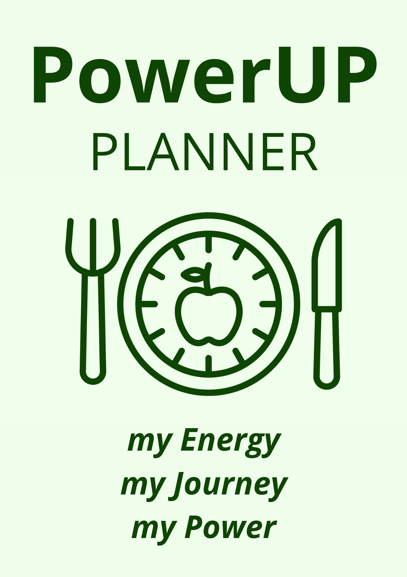 PowerUp Planner - A minha Energia, a minha Jornada, o meu Poder - versão em Inglês - Big Trends